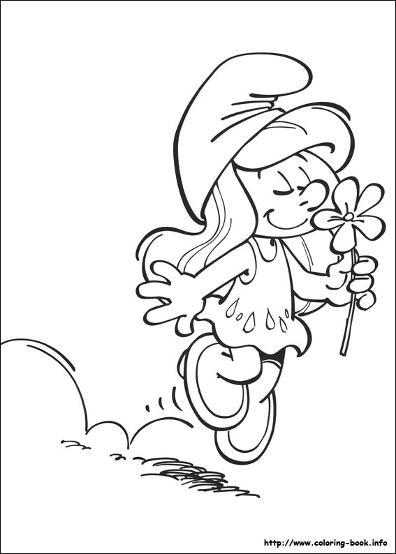 The Smurfs coloring picture